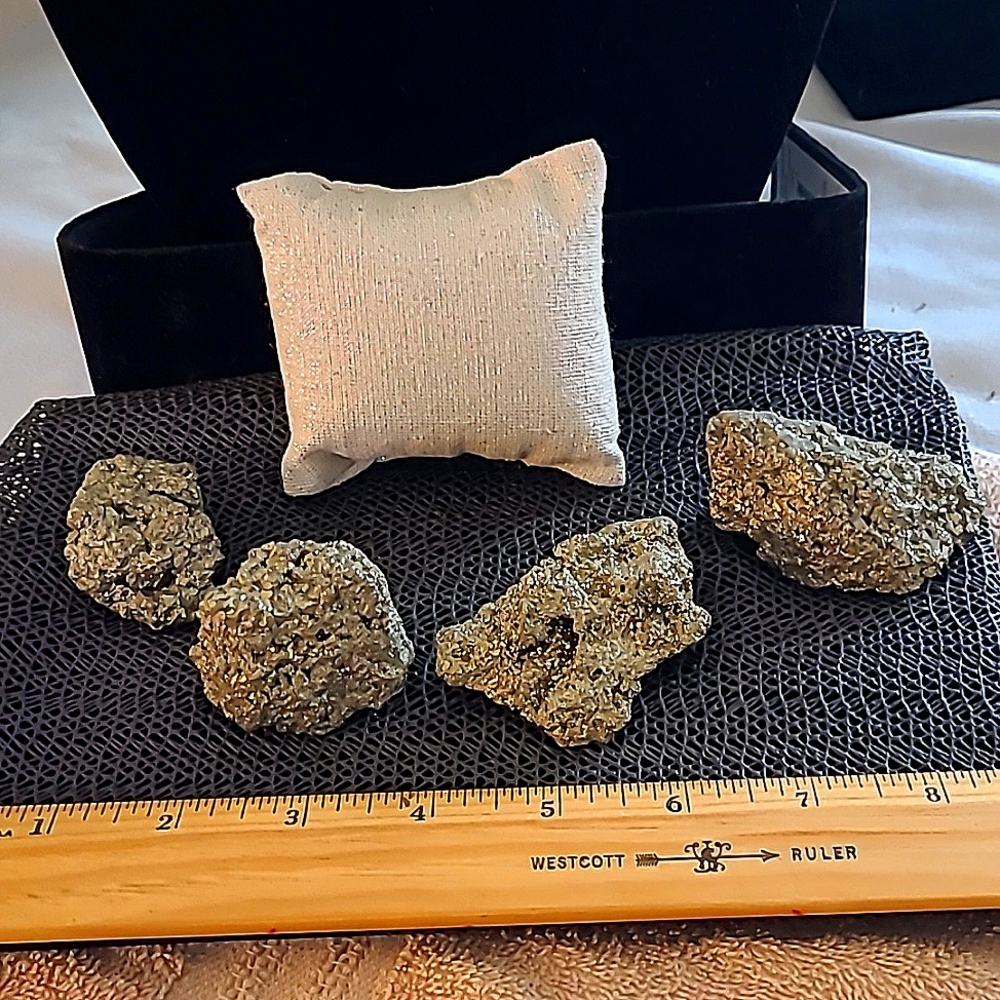 PYRITE specimen Fools Gold mineral attention Rock Hounds  vitality earth element